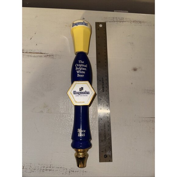 Hoegaarden The Original Belgian White Beer 13.5 Inch Tap Handle - Picture 2 of 16